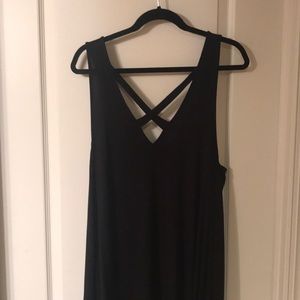 Black tank dress